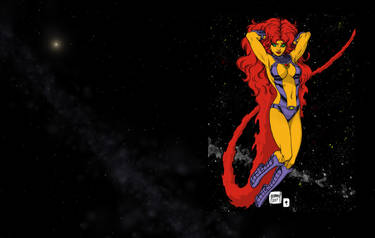 Starfire Wallpaper