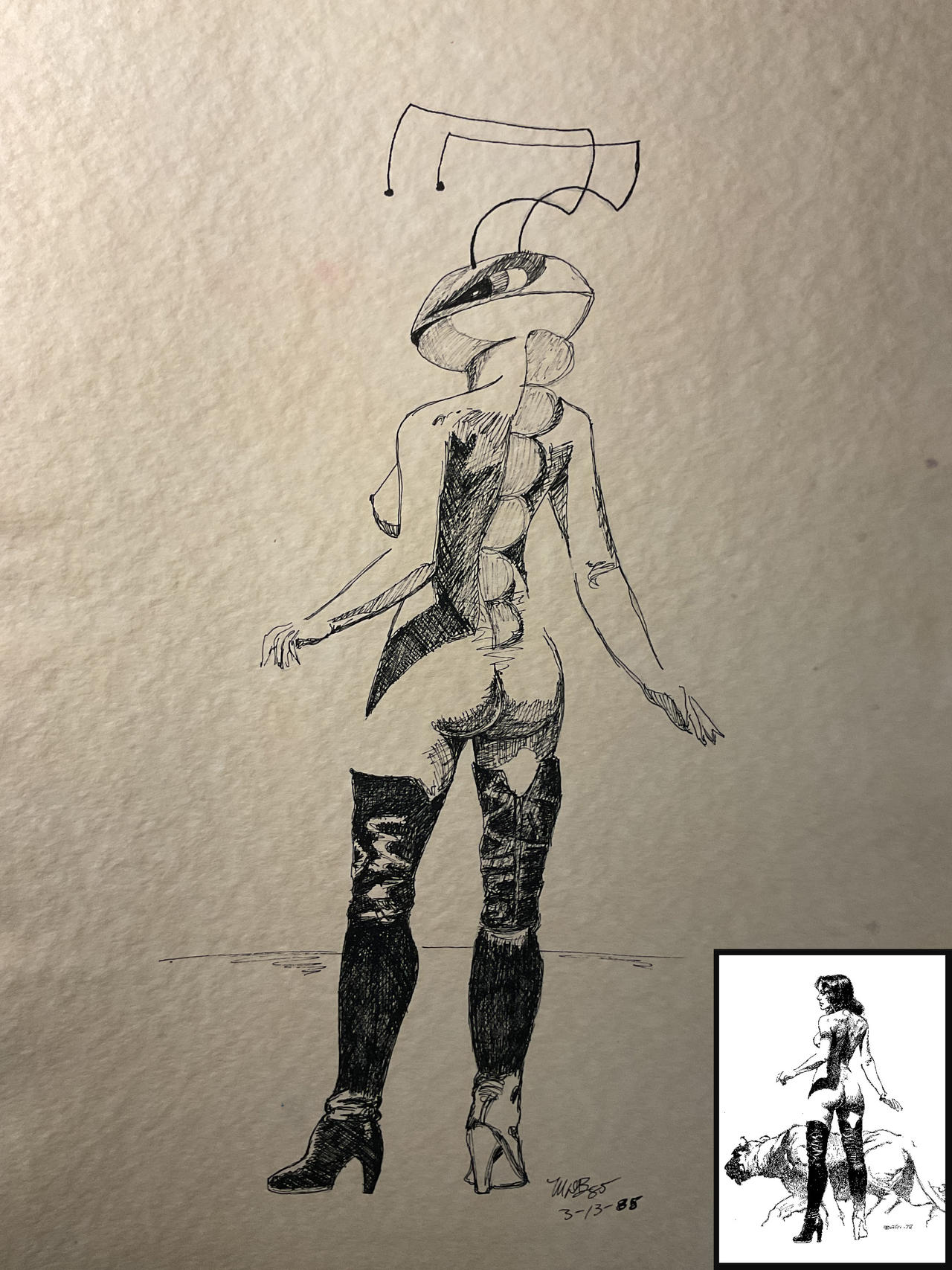 Arrow in boots