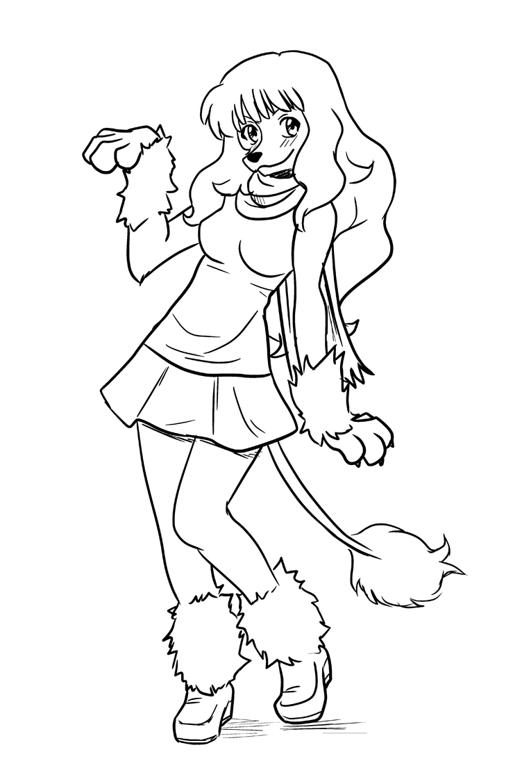 Sketchathon - Thrandrall Poodle TF