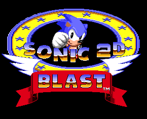 Sonic 2D Blast Title Screen