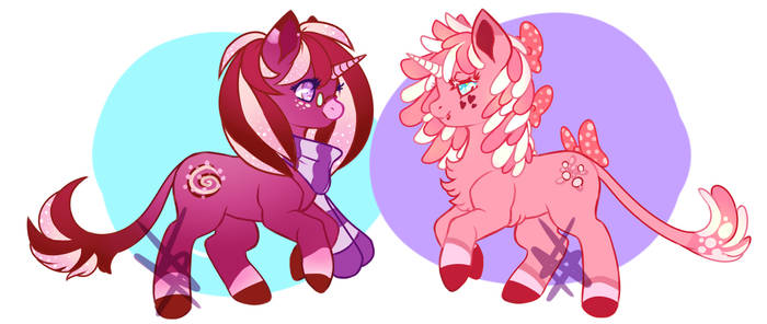 Pinky Unicorns Redone Adopts (CLOSED)