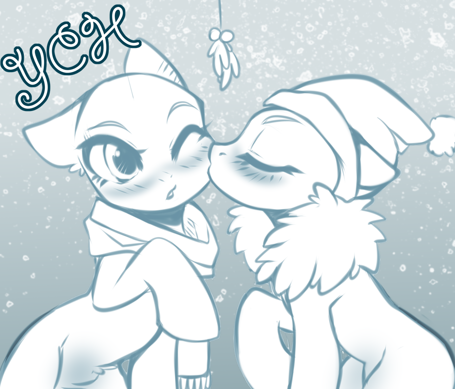 Sneak a Kiss (YCH)(OPEN)