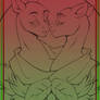 P2U Season's Kiss - Masc Masc Line art Base
