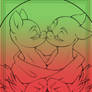 P2U Season's Kiss - Fem/Fem Line art Base