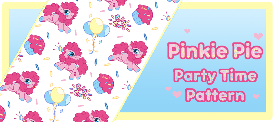 Pie Pattern Tem Party Time Pinkie Pie Pattern by CandiCorn-Art on DeviantArt