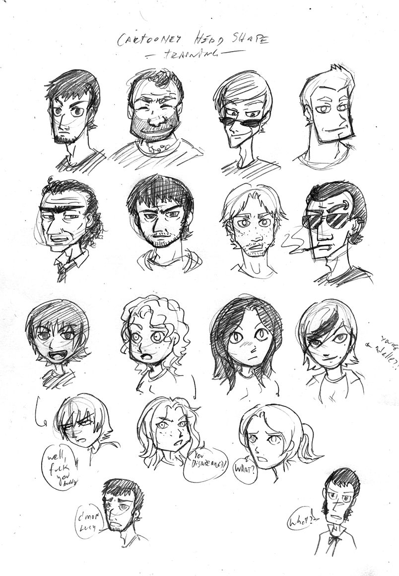 cartoon faces study by black-hitsuji on DeviantArt cartoon faces study by black-hitsuji on DeviantArt