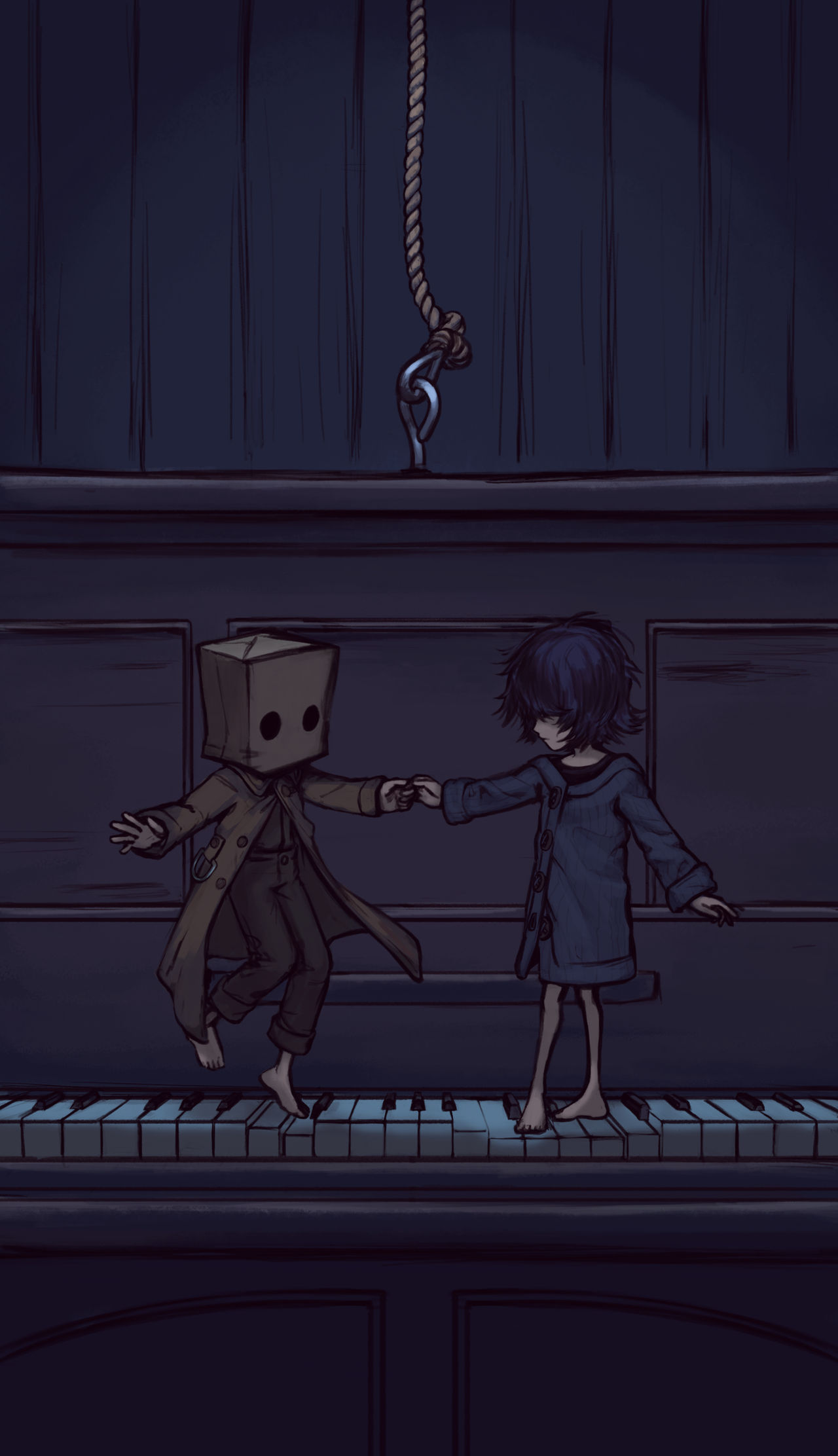 Little Nightmares 2, mono, six, HD phone wallpaper