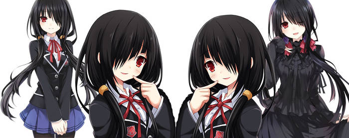 Date A Live : Kurumi Tokisaki White ( Photoshop )