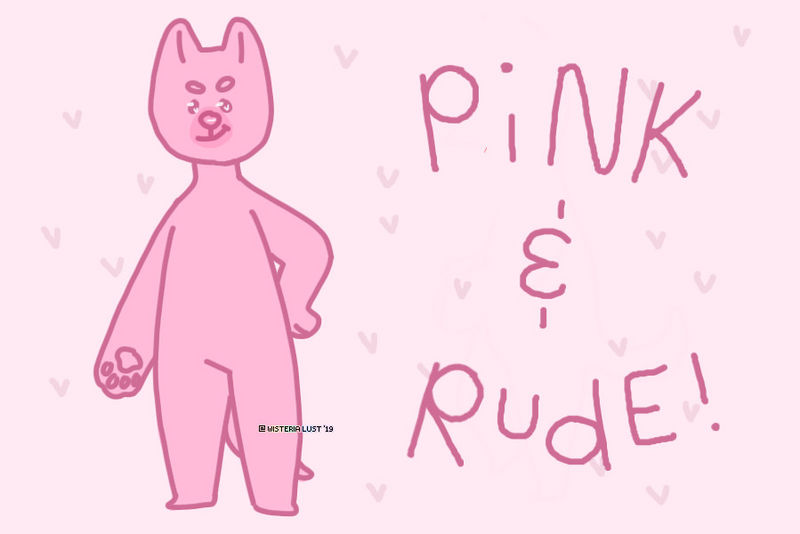 Pink Rude Rabbit PiNK and RudE by wisterialust on DeviantArt