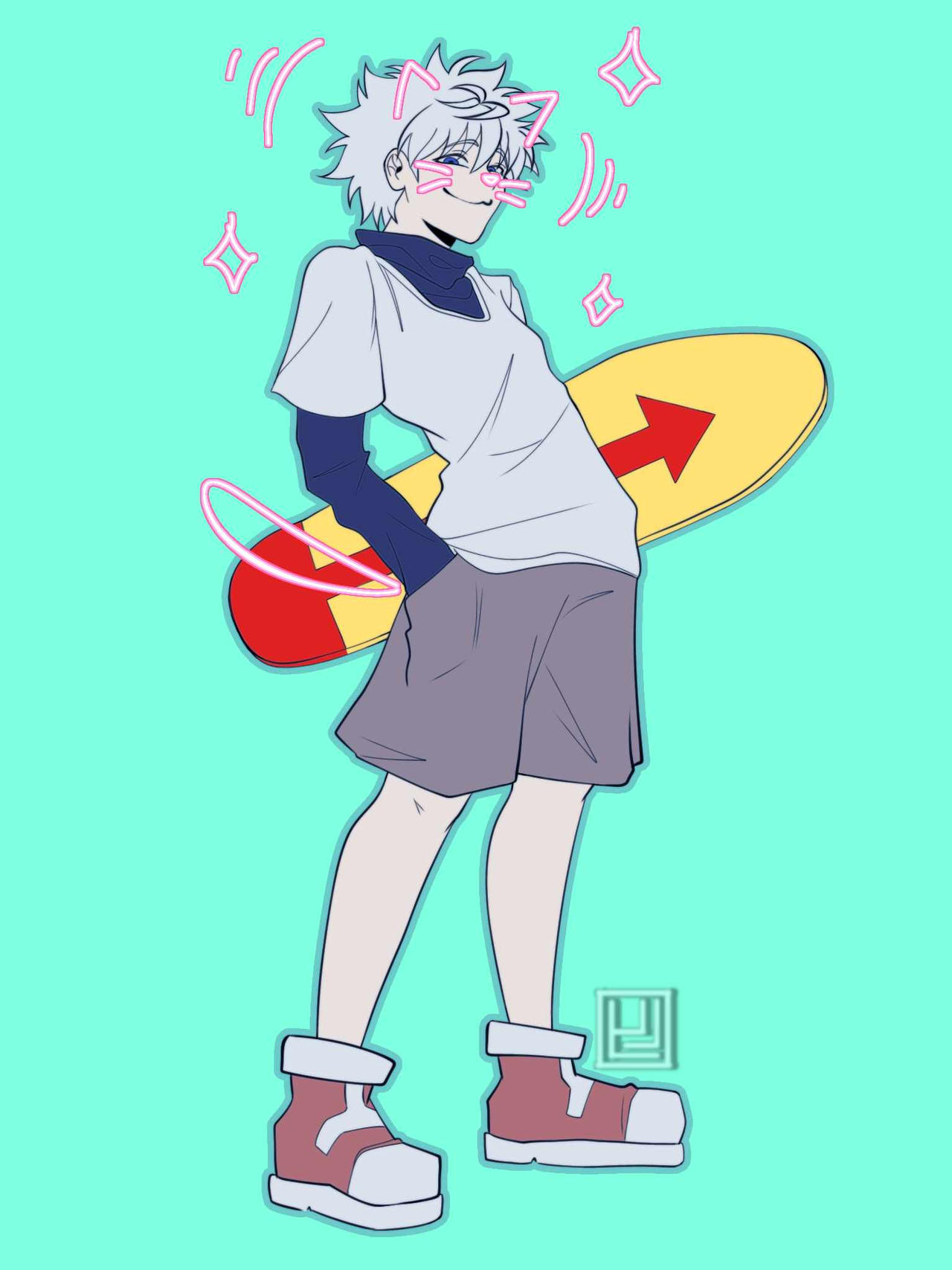 Killua Deviantart killua fanart :P by CockyCoco on DeviantArt