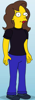 Me on The Simpsons again