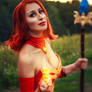 dota2 lina cosplay