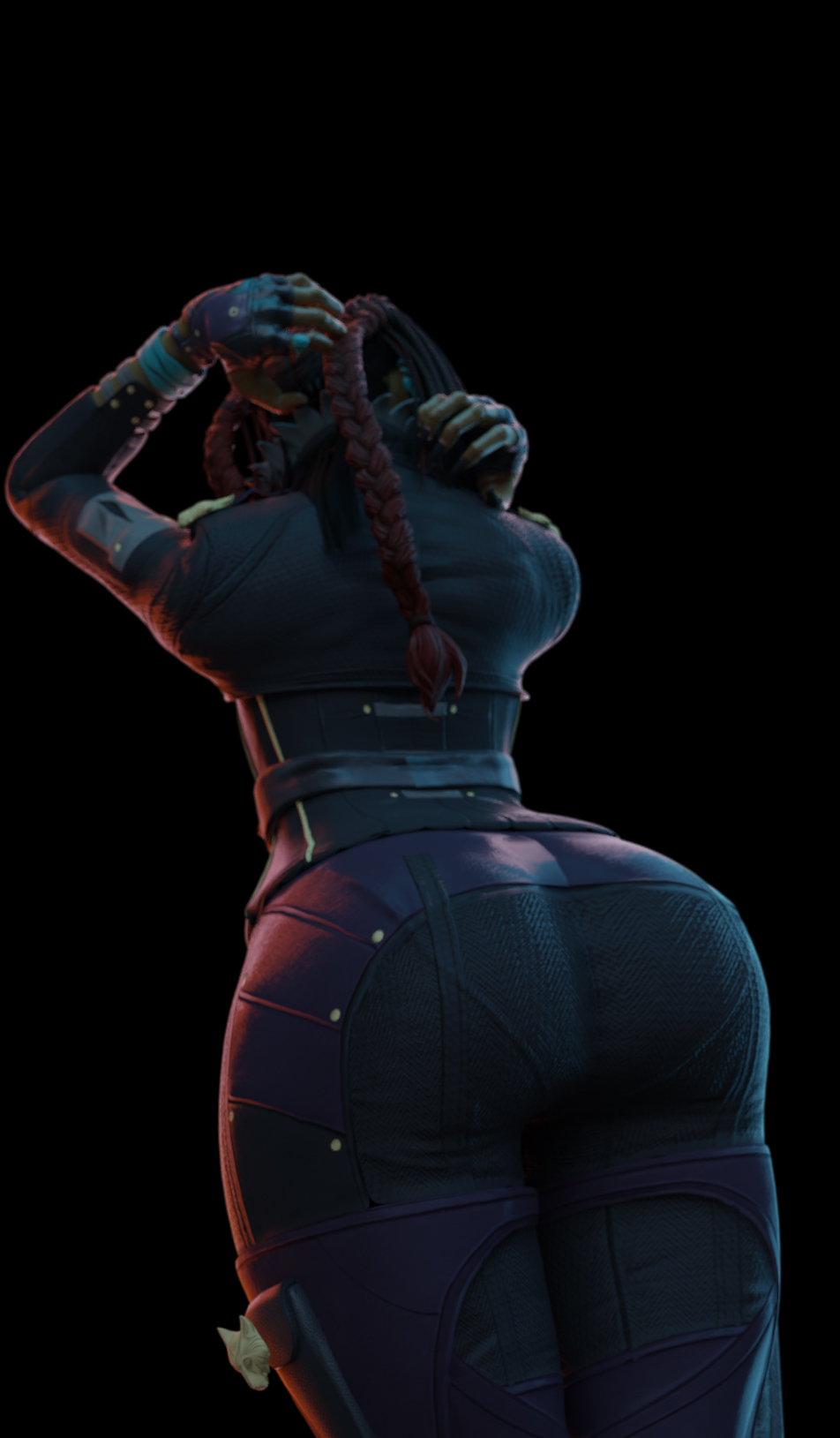 Loba Thicc Black 3 Apex Legends By Ultimate Joselin On Deviantart