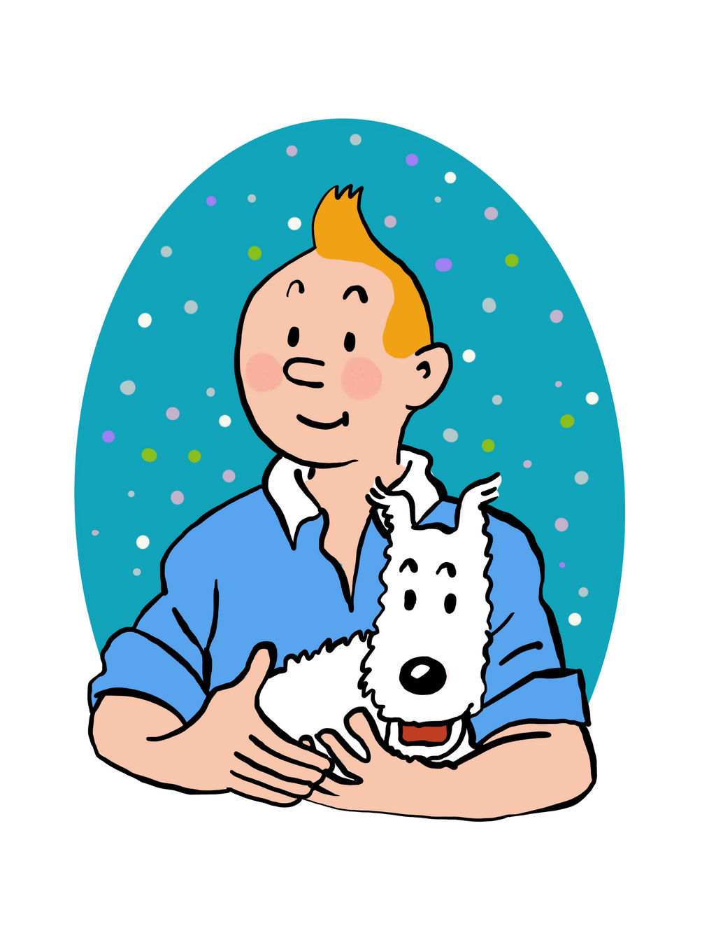 Tintin And Snowy By Thintoons On DeviantArt tintin-and-snowy-by-thintoons-on-deviantart