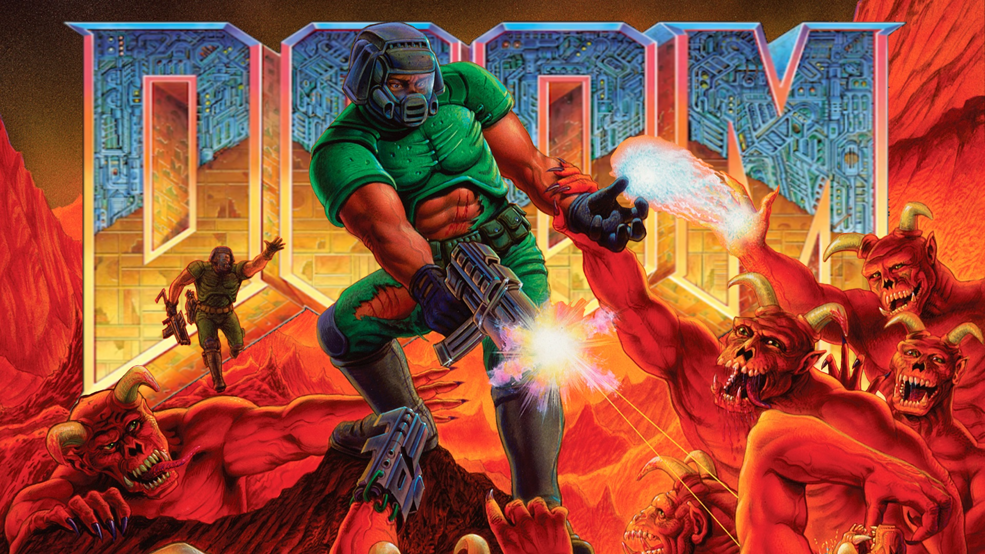 DOOM 1993 with Logo Wallpaper by DoomguyZ1 by DoomguyZ1 on DeviantArt DOOM 1993 with Logo Wallpaper by DoomguyZ1 by DoomguyZ1 on DeviantArt
