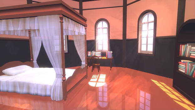 Visual novel background -  room 01