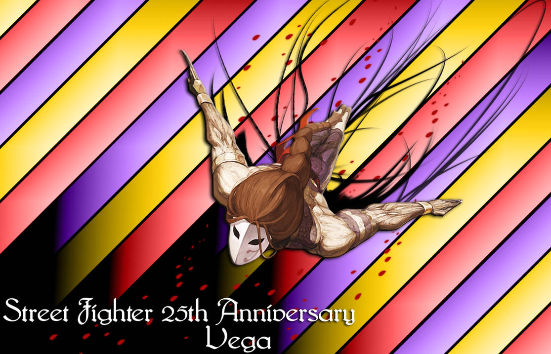 Street Fighter 25th Anniversary Vega Wallpaper
