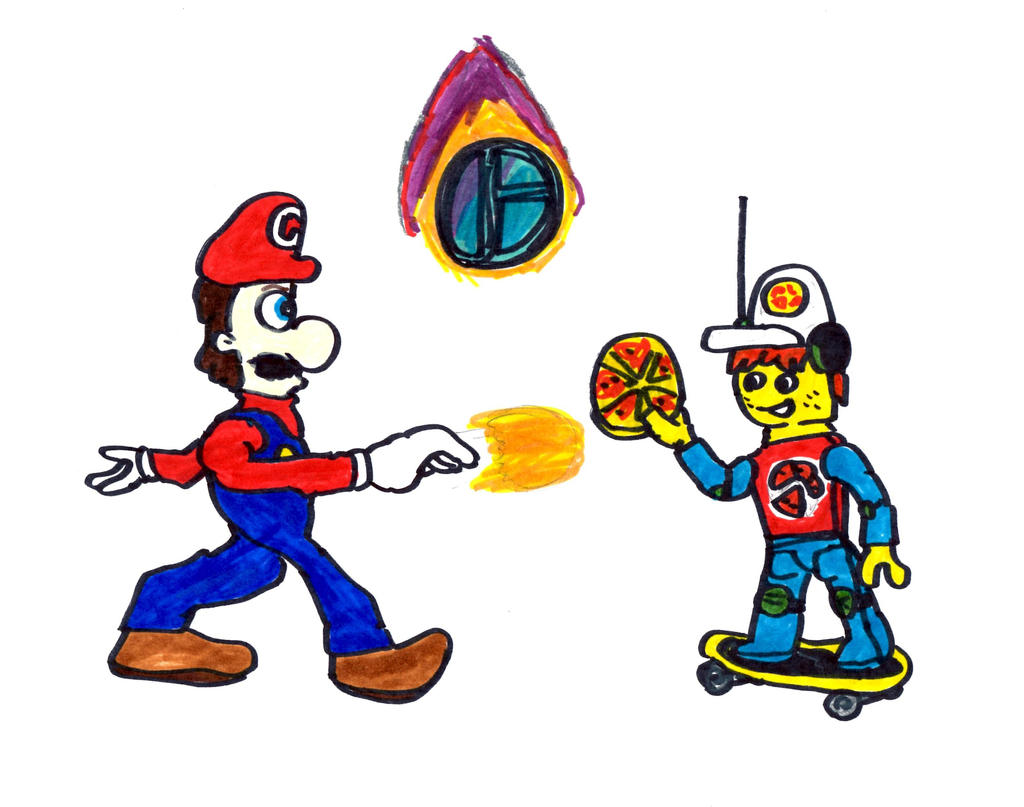 Mario vs Pepper Roni by SonicClone on DeviantArt
