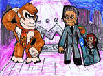 Donky Kong and Scapelli by SonicClone