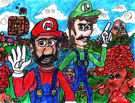 Live Action Mario  and Luigi by SonicClone