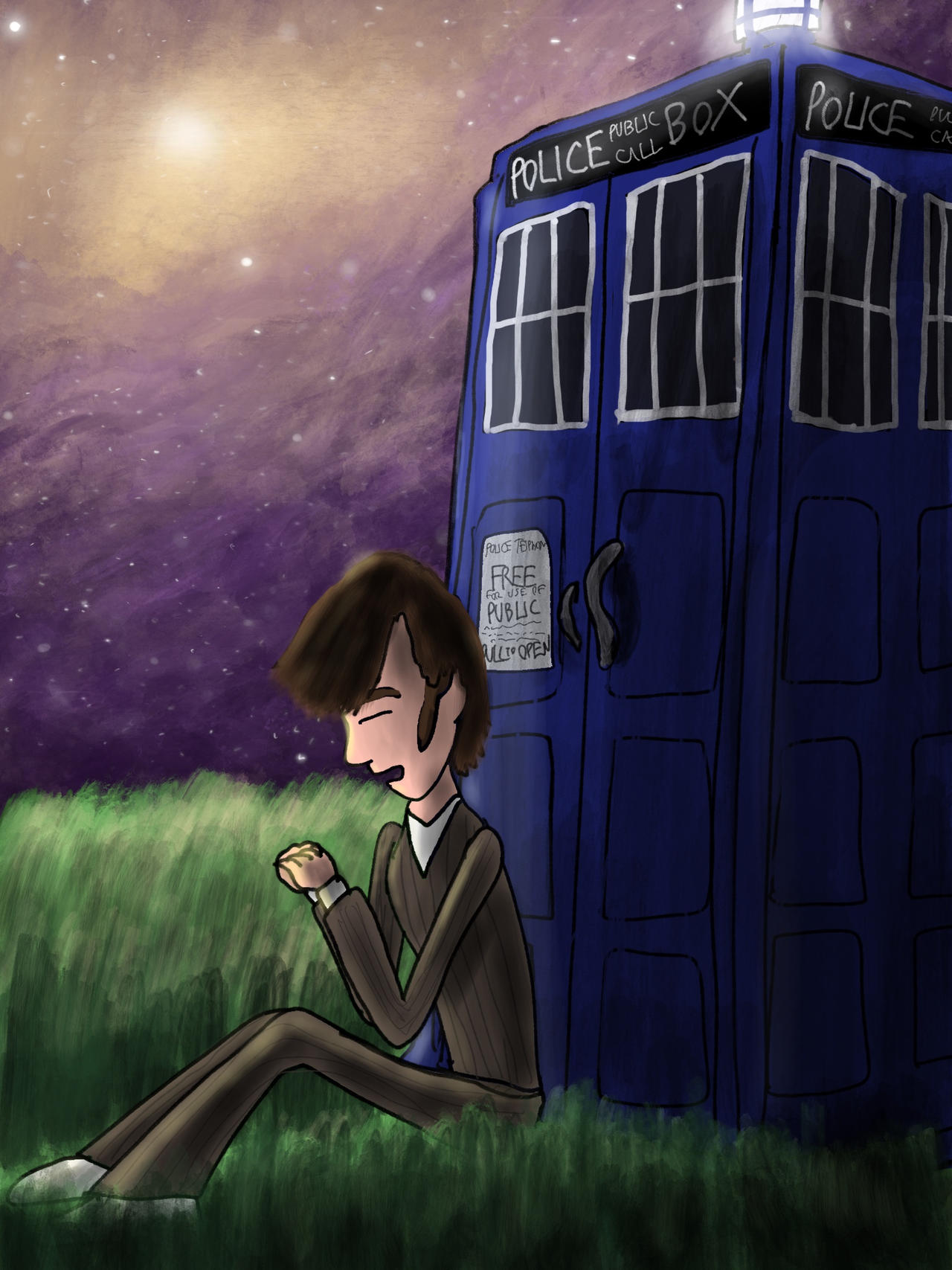 Blue Box Deviantart Just Him and his Blue Box by SonicClone on DeviantArt