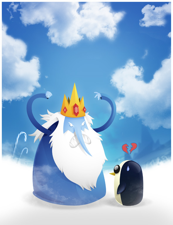 Ice King and Gunter (Adventure time)