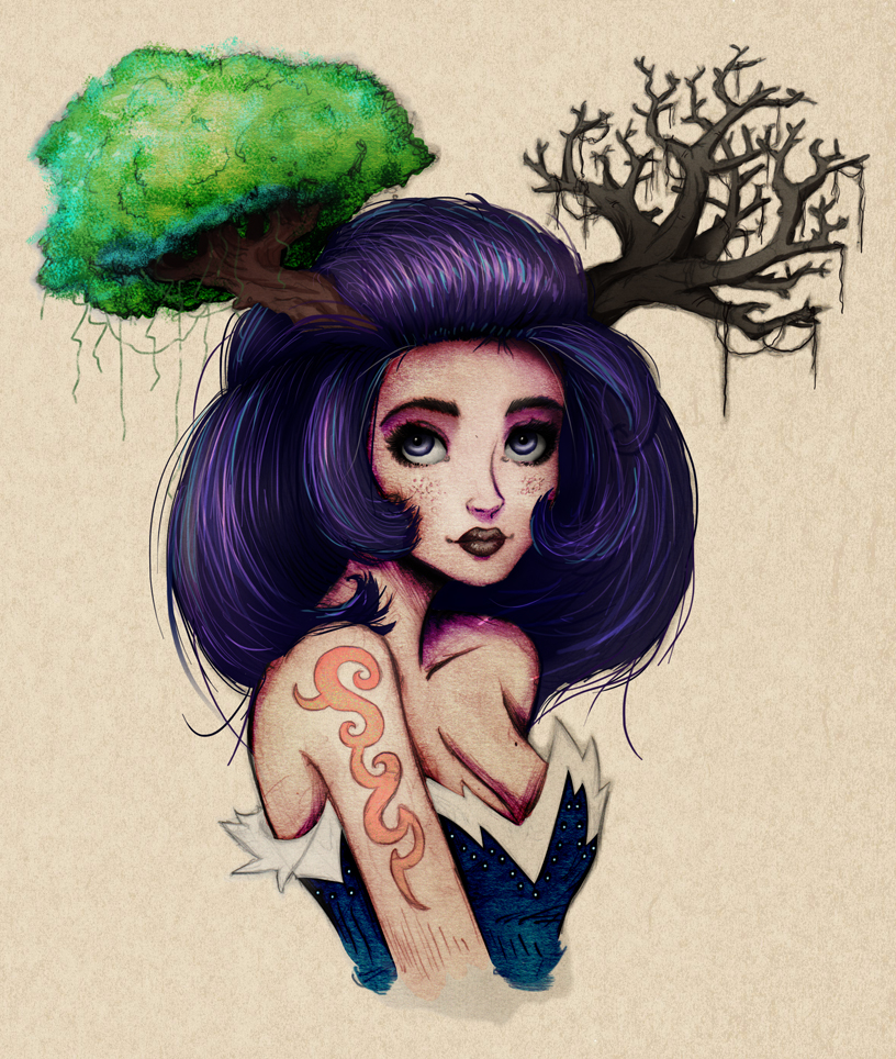 Girl Trees 02