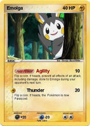 Pokemon card-Emolga (fake card)