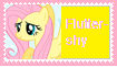 Fluttershy Stamp by KittyJewelpet78
