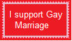 Support Gay Marriage Stamp