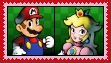 MarioXPeach Stamp