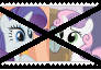 Anti RarityXSweetie Belle Stamp