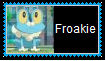 Froakie Stamp by KittyJewelpet78