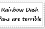 Anti Rainbow Dash Fans Stamp