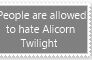 People are allowed to hate Alicorn Twilight