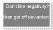 Negativity Stamp