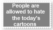 Allowed to hate Today's Cartoon Stamp