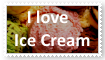 I love Ice Cream Stamp