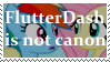 FlutterDash is not canon by KittyJewelpet78