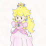 Princess Peach (Paper Mario) Drawing