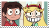 Marco Diaz and Star Butterfly Stamp