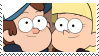 (Request) Dipper X Pacifica Stamp by KittyJewelpet78