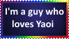 I'm a guy who loves Yaoi