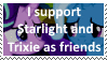 I support Starlight and Trixie as friends by KittyJewelpet78