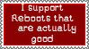 (Request)  I support Reboots that are good