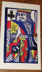 detail from euchre deck