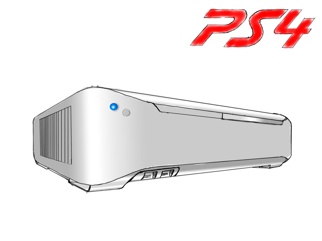 playstation 4 нарисовать playstation 4 нарисовать