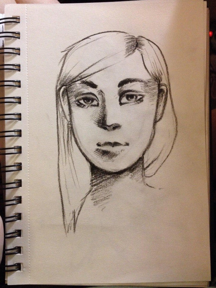 Charcoal Random Portrait 1 by OliverCrank on DeviantArt