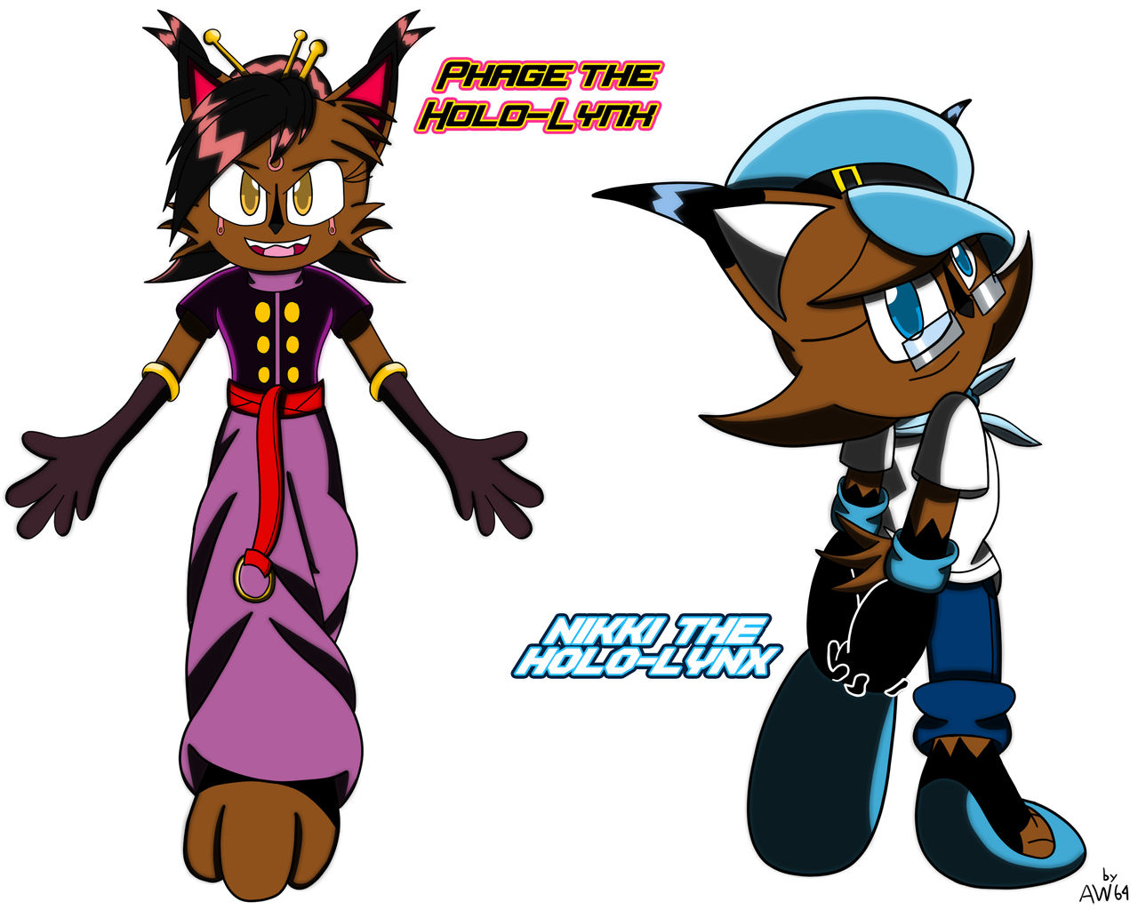 Archie Sonic Redesign: The Holo-Lynxes by Xros64 on DeviantArt