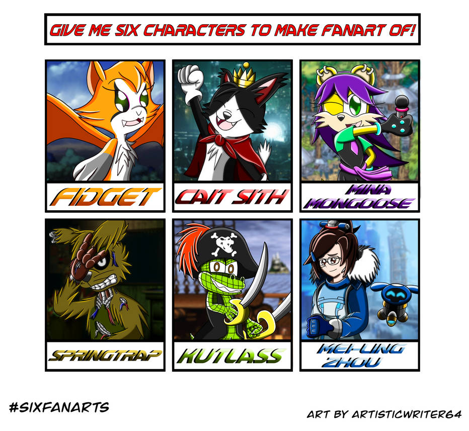 Six Fans Six Fan Art Challenge! by Xros64 on DeviantArt